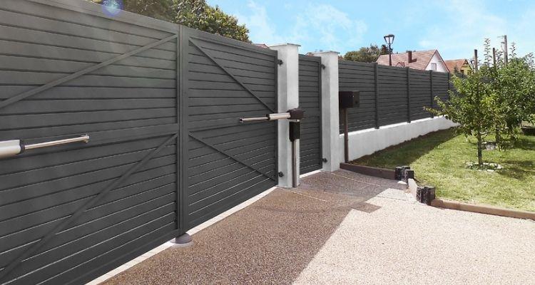 Kétszárnyú szárnyas kapu