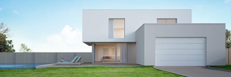 Garázskapu szekcionált kialakítással