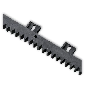 CRS6 műanyag tolókapu fogasléc fém betéttel, 6db felfogatással