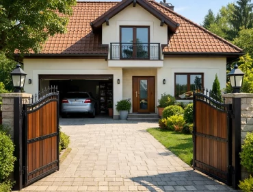 Kétszárnyú kapunyitó szettek